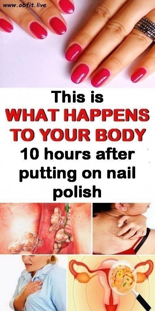 This is What Happens to Your Body 10 Hours After Putting on Nail Polish