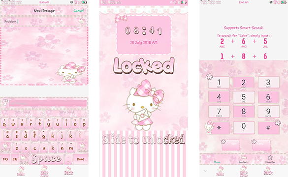 Oppo Theme: Oppo Hello Kitty Mail Theme