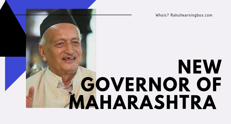 Who is Governor of Maharashtra Currently After September 2019