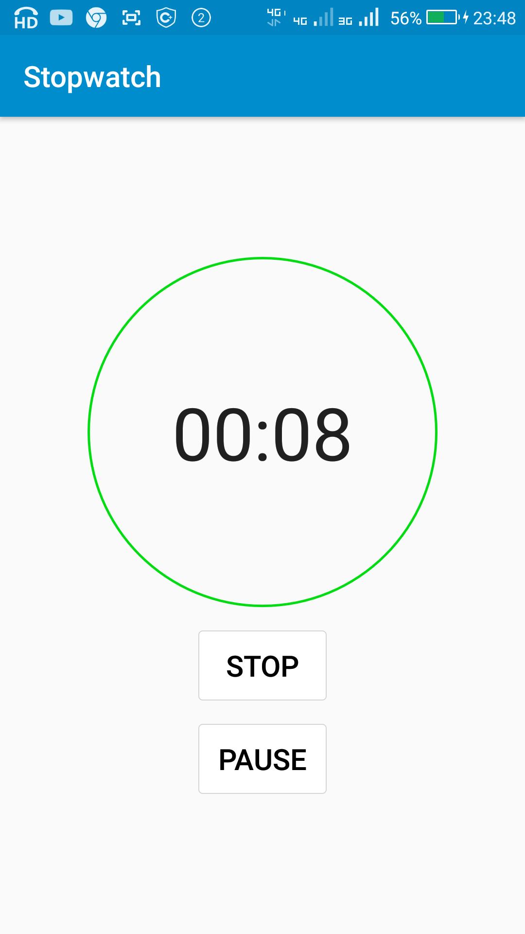 Create a Stopwatch App using Chronometer in Sketchware