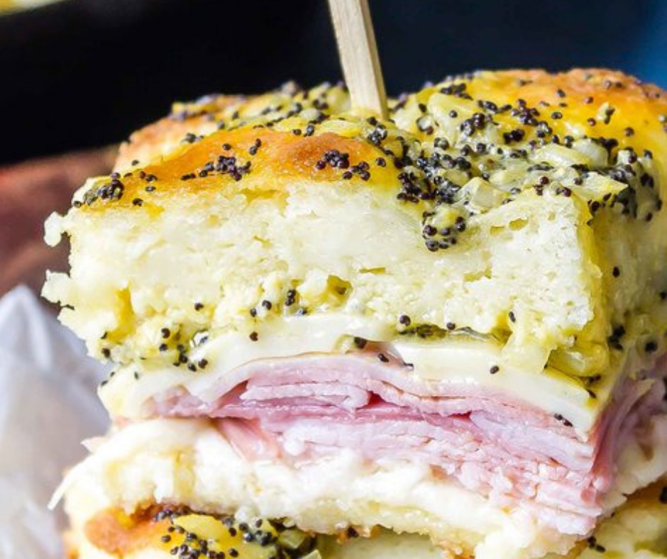 Keto Baked Ham and Poppy Seed Sliders Nabila Kitchen