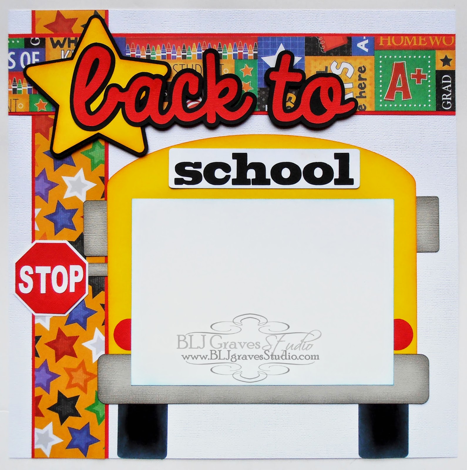 BLJ Graves Studio Back To School Single Page Layout