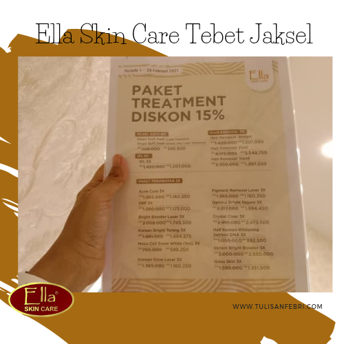 Pengalaman Pertama Treatment Di Ella Skin Care Klinik Kecantikan Tebet Jakarta Selatan Tulisan Febri Pengalaman Pertama Treatment Di Ella Skin Care Klinik Kecantikan Tebet Jakarta Selatan Tulisan Febri