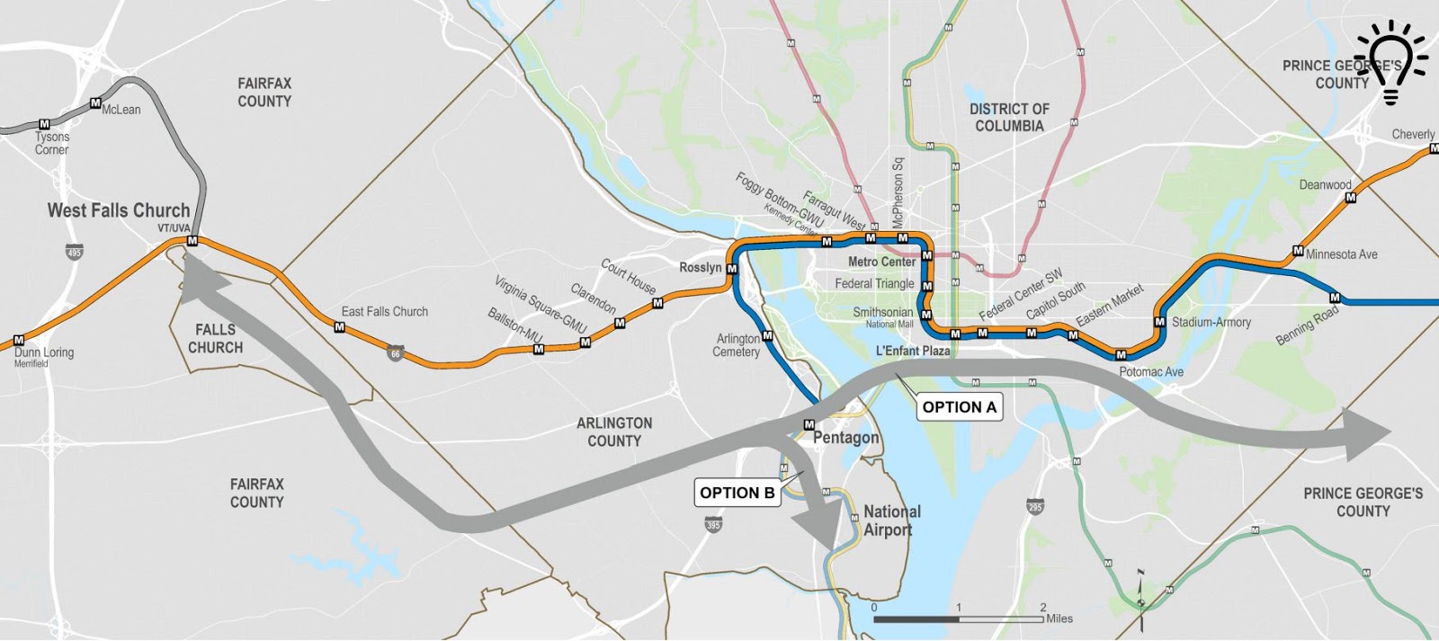 the Annandale Blog Silver Line extension is one of several options to