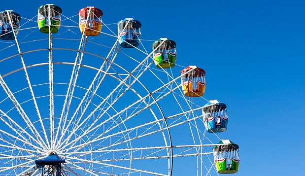 George Ferris 1859-1896 δημιούργησε τη ρόδα του λούνα παρκ