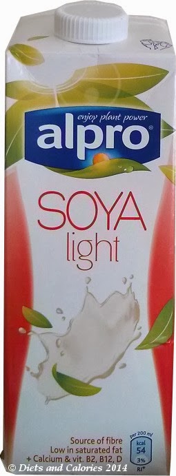 titel Afgang til Spis aftensmad Diets and Calories: New Easy Pouring Carton for Alpro Soya Light