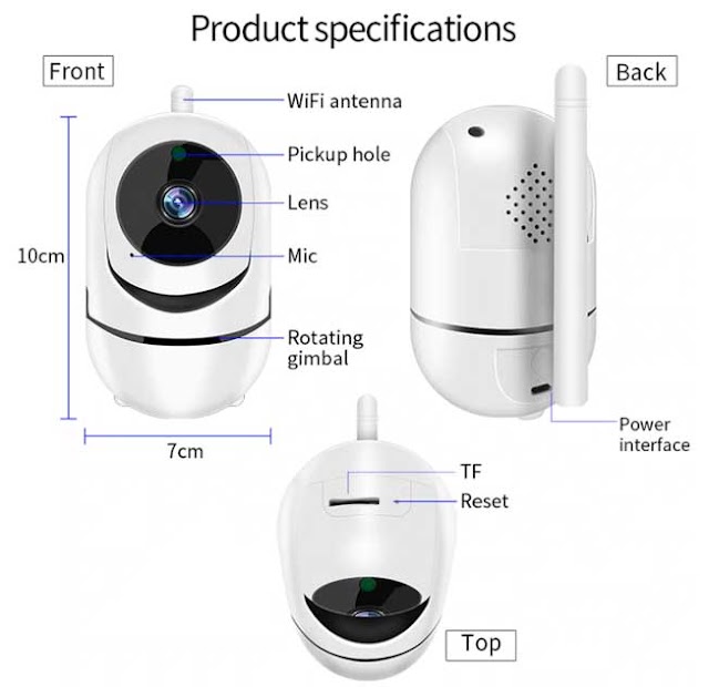 WiFi Baby Monitor With Camera 1080P HD