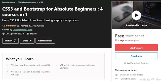 CSS & Bootstrap for Absolute Beginner