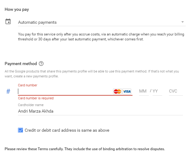 Cara Setting Pembayaran Google Ads Cara Setting Pembayaran Google Ads