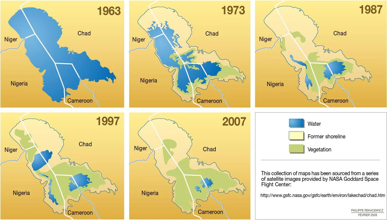 The shrinking of Lake Chad
