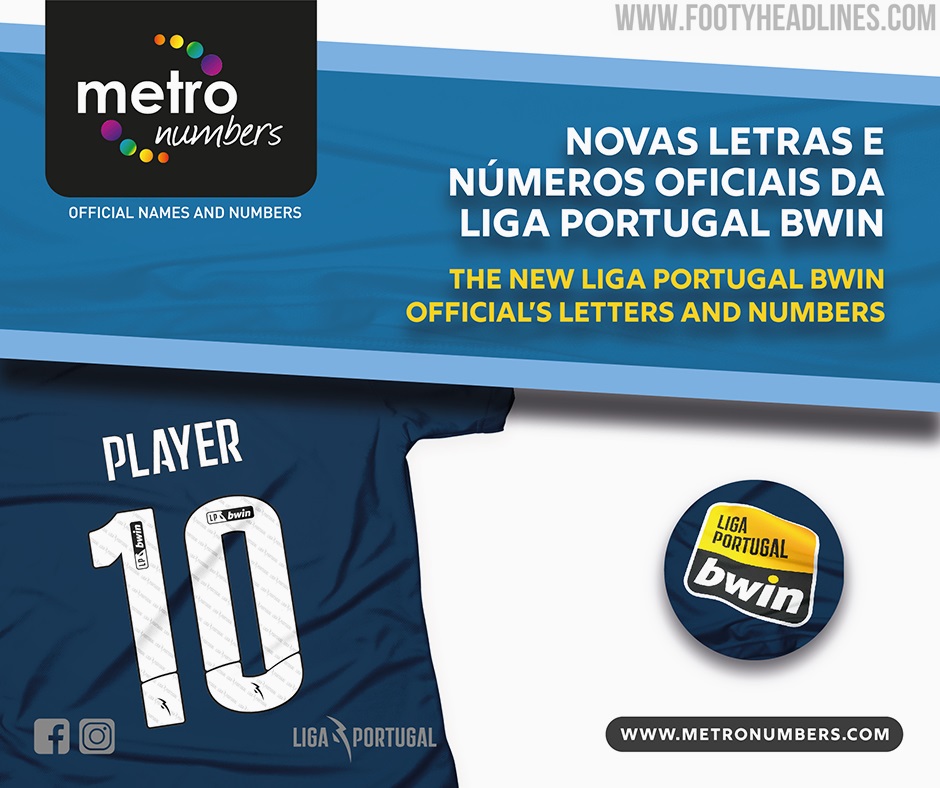 All-New Liga Portugal Bwin Kit Typeface Released - Footy Headlines