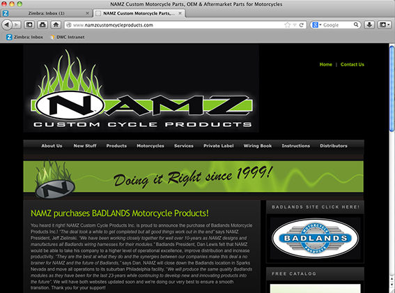 namz custom cycle products