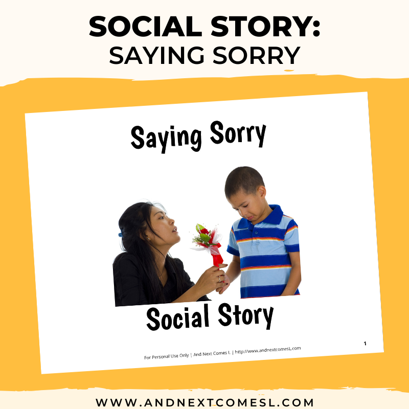 Printable social stories for kids