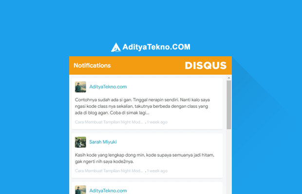 Cara Memasang Recent Comment Disqus di Blogger Cara Memasang Recent Comment Disqus di Blog