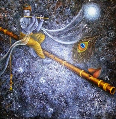 how does krishna play into holi