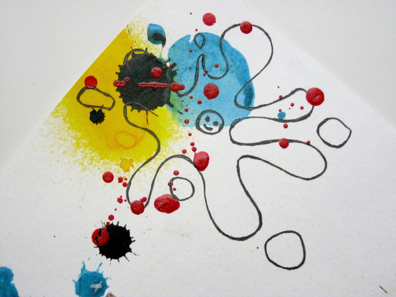 Арт клякса рисуем гуашью