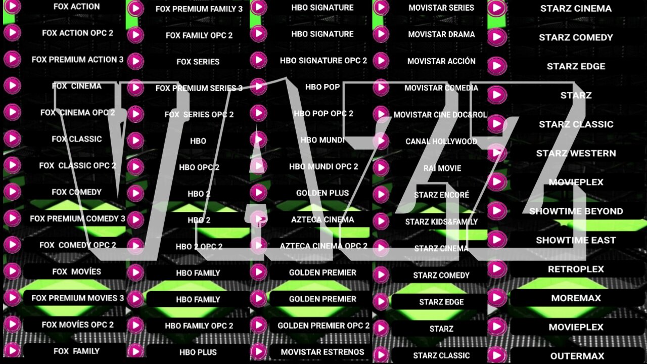 تطبيقvazz لمشاهدة القنوات اللاتينية بثبات عالي ومجانا/vazz-tv