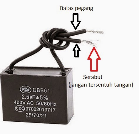 Cara Cek Kapasitor Motor Listrik - Pasang Kabel