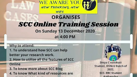 Reshape Your Research Skills: Free Training of SCC Online by We Aware You [ December 13 ] Register Now !