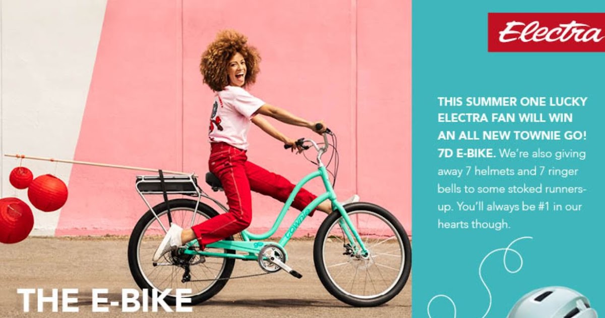 Electra EBike Giveaway 15 Winners. Win a Bike Helmet or Bike Ringer