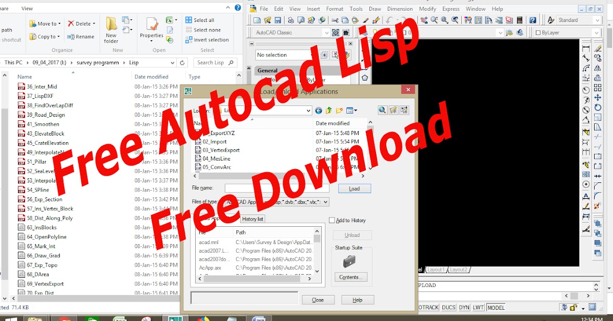 Download Free Autocad Lisps | Public N Engineers