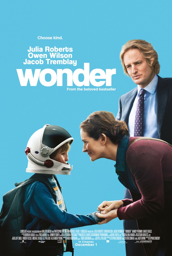 I'd So Rather Be Reading: Book to Movie Review: Wonder by RJ Palacio