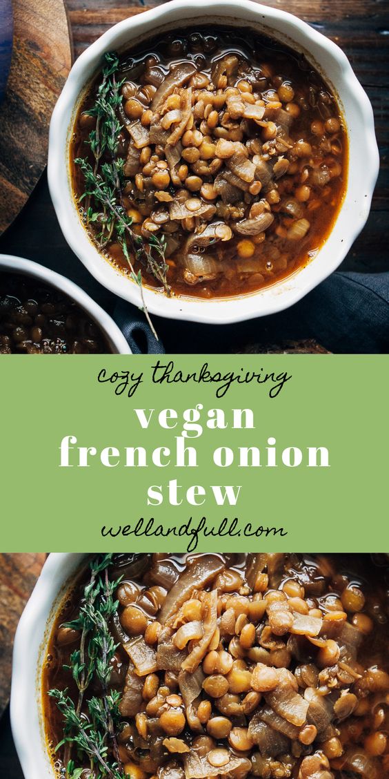 Vegan French Onion Stew Let's Eat