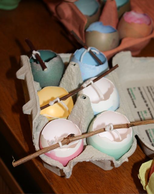 Explore and Express Beeswax Easter Candles