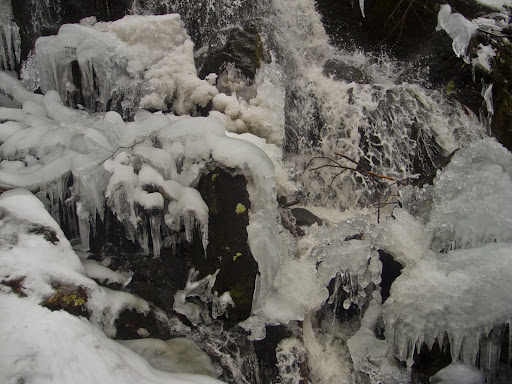 Pryden Falls, January 2013, The Zoar Trail, Sandy Hook - Newtown CT