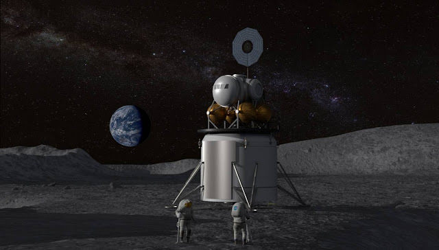 Новый вариант лунного модуля, разрабатываемый в рамках программы «Артемида» / NASA / Moon to Mars