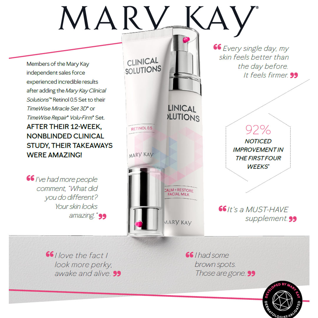 MARY KAY CLINICAL SOLUTIONS™ Testimoni