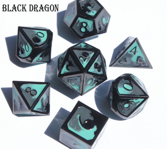 Tabletop Fix Metal Dragon Dice Kickstarter Ending Soon