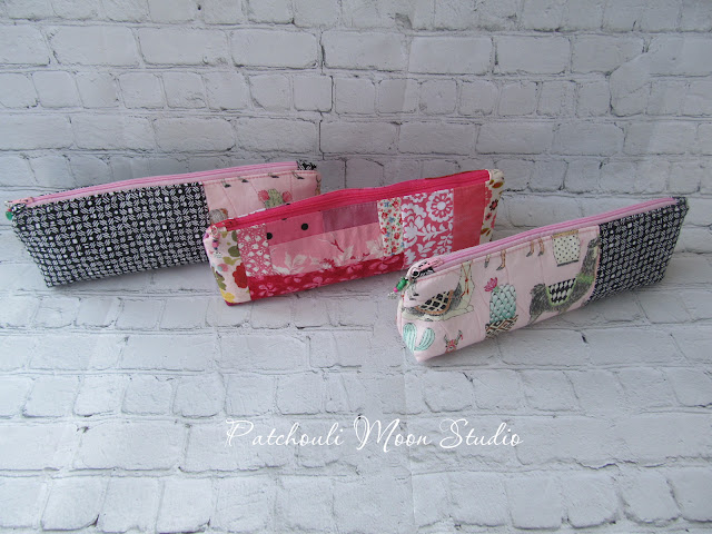 Patchouli Moon Studio~ Zippered Pencil Pouches
