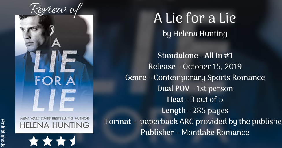 A Lie for a Lie by Helena Hunting A Lie for a Lie by Helena Hunting