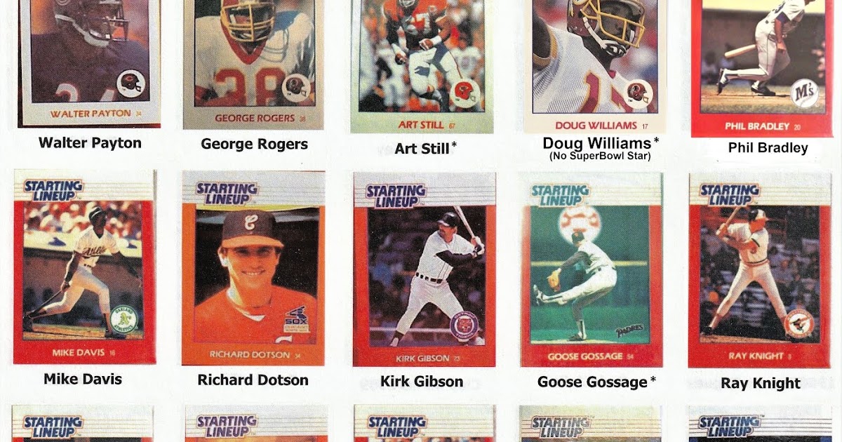 kennerstartinglineup Starting Lineup Unreleased Cards Archive Pictures