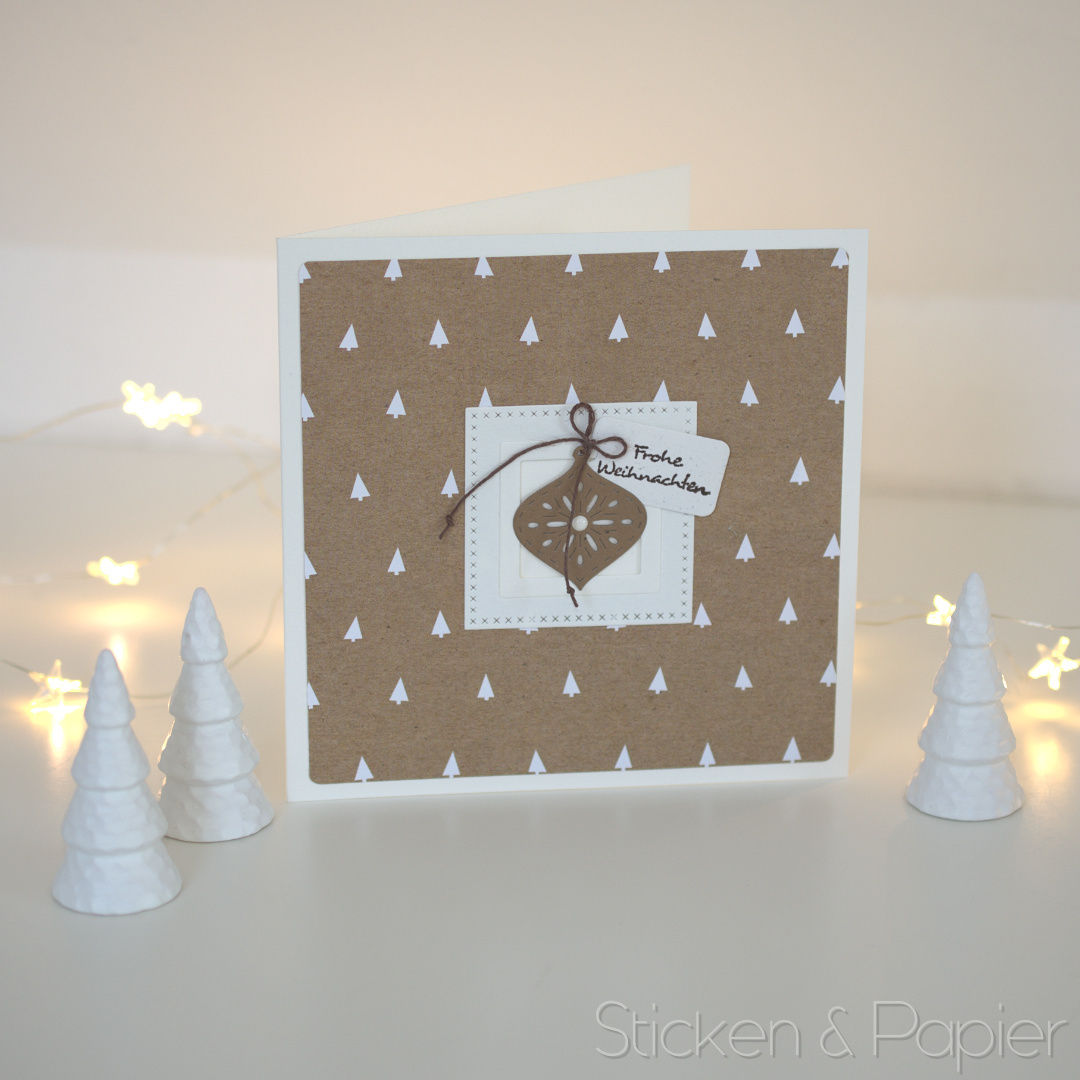 Sticken & Papier: Fertig!