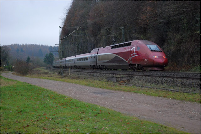 THALYS 4304 an der Felsenkurve in Ennepetal