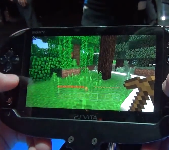 4 Minutes of Minecraft PS Vita Gameplay ~ PS Vita Hub | Playstation