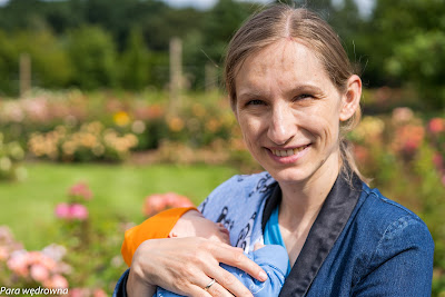 Powsin ogród botaniczny PAN sesja portretowa