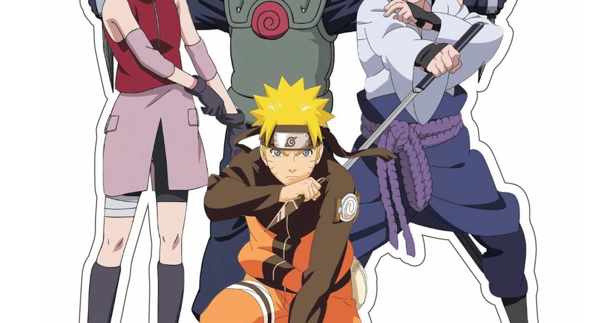 TOPO DE BOLO NARUTO SHIPPUDEN