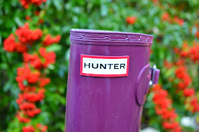 hunter wellies, purple wellington boots