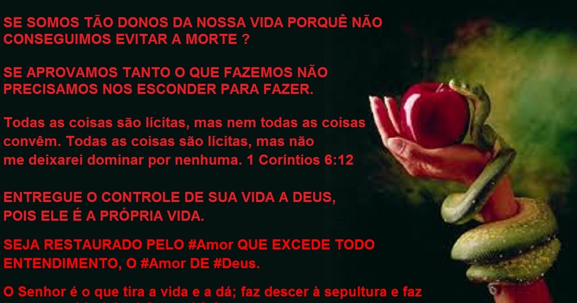 Tudo Lhe é Licito Mas Nem Tudo Lhe Convem