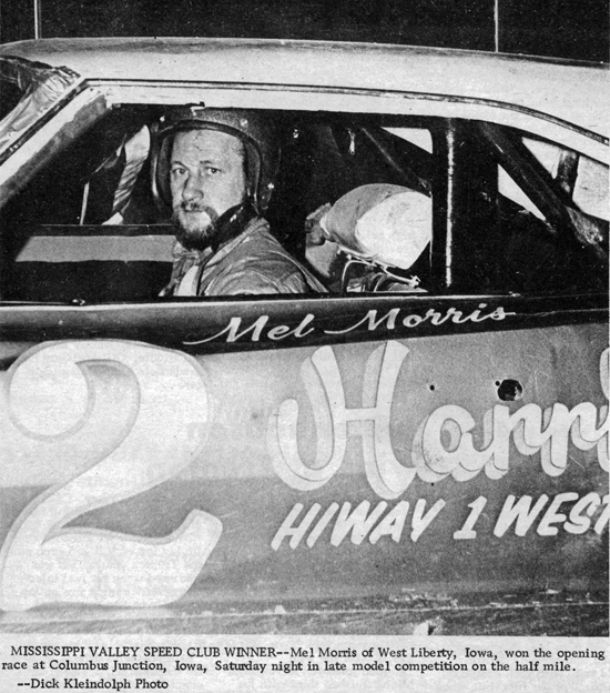 Midwest Racing Archives 1972 Morris in Columbus Junction Victory