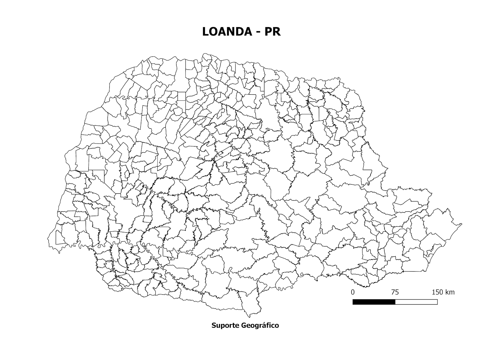 MAPA DE LOANDA PR Suporte Geográfico MAPA DE LOANDA PR Suporte Geográfico
