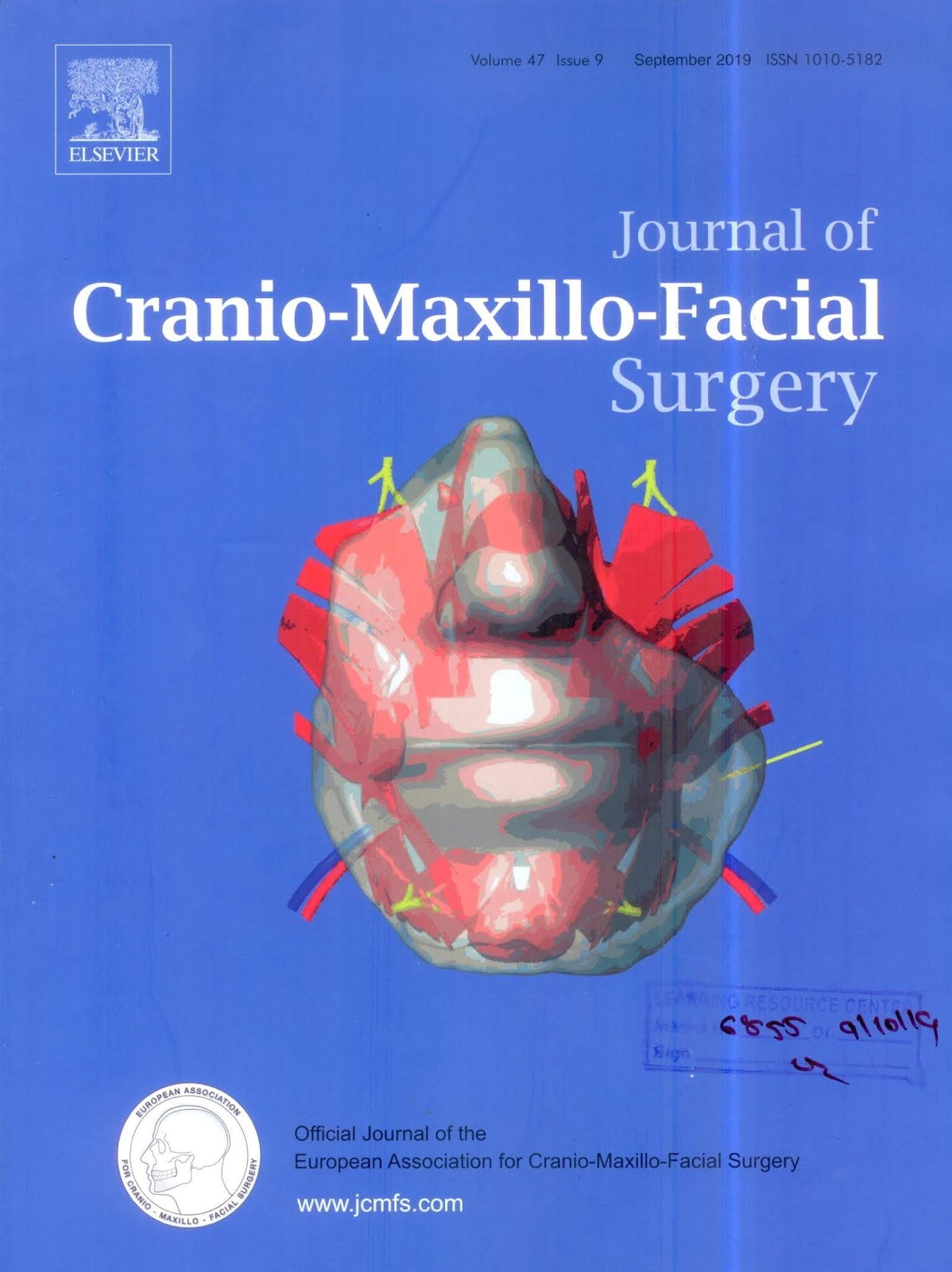 https://www.sciencedirect.com/journal/journal-of-cranio-maxillofacial-surgery/vol/47/issue/9