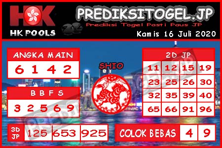 Prediksi Togel Hongkong Kamis 16 Juli 2020 Hk Malam Ini Prediksitogel Jp