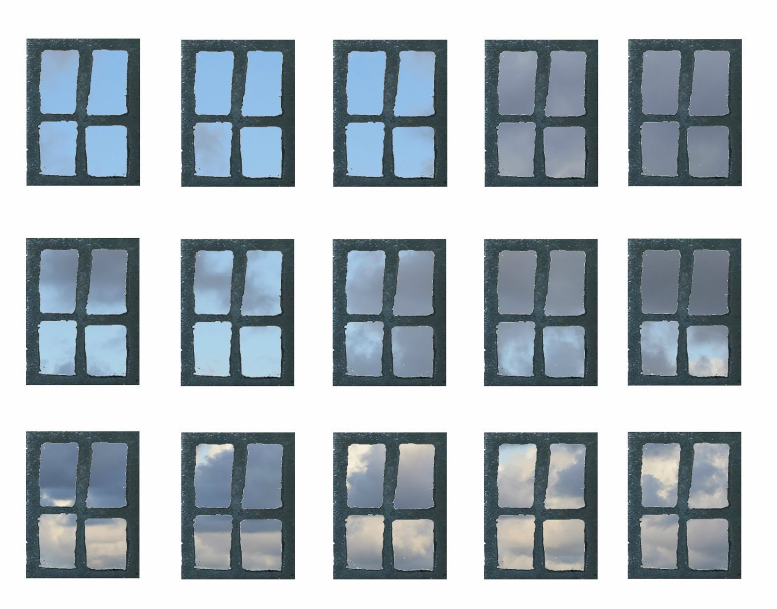 BUNTPAPIERFABRIK: Muster # 183 - Fenster