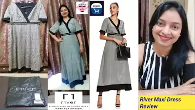 river crepe designer maxi dress amazon review, maxi dress review, designer dress for women online