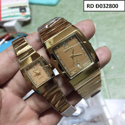 đồng hồ cặp đôi dây đá ceramic RD Đ032800
