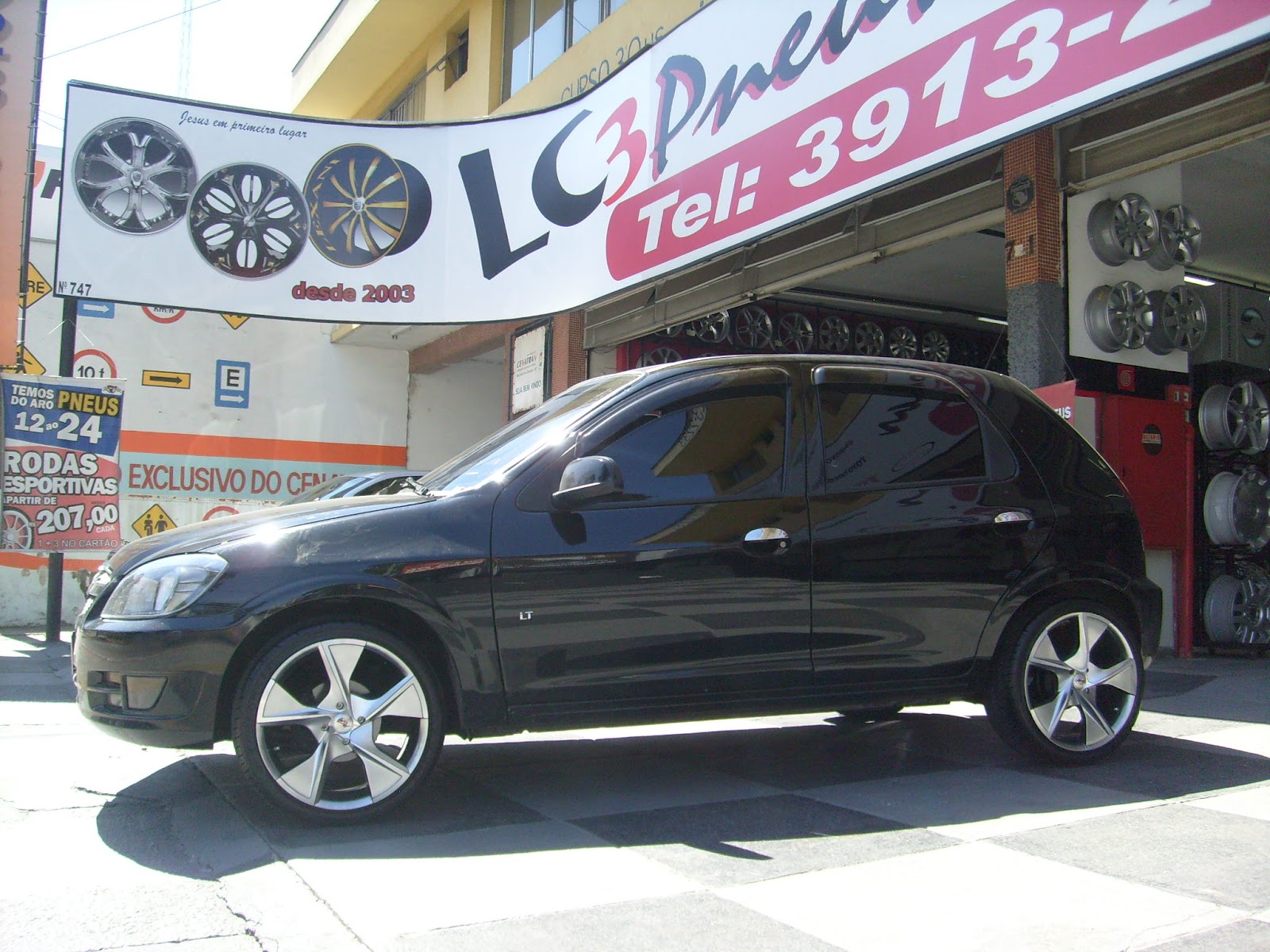 lc3 pneus e rodas: CELTA ARO17"